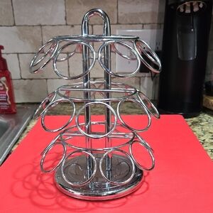 Silver Coffee Pod Holder